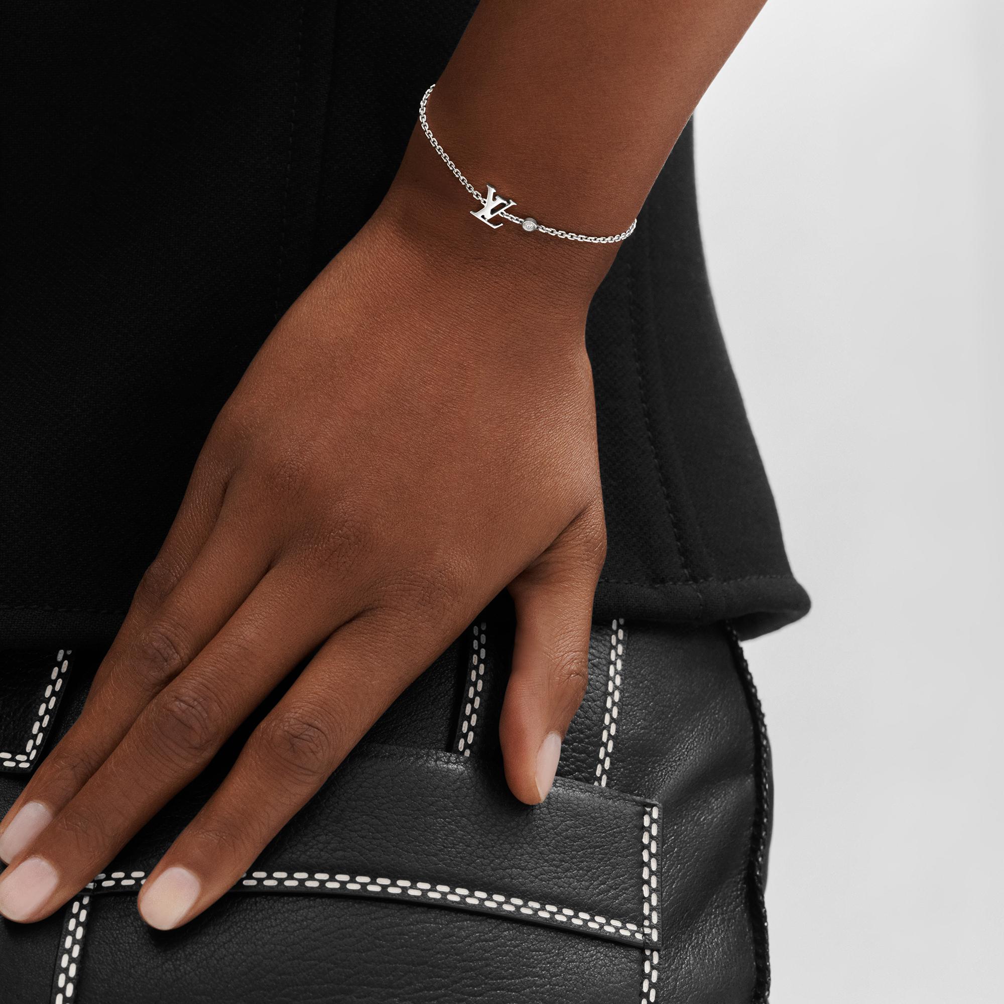 Idylle Blossom LV Bracelet, White Gold And Diamond  in Jewellery