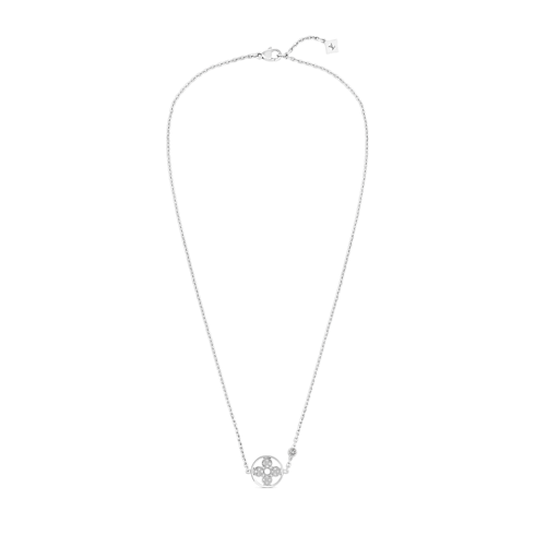 Idylle Blossom Pendant, White Gold And Diamonds in Jewellery's Categories Necklaces and Pendants collections by Louis Vuitton (Product zoom)