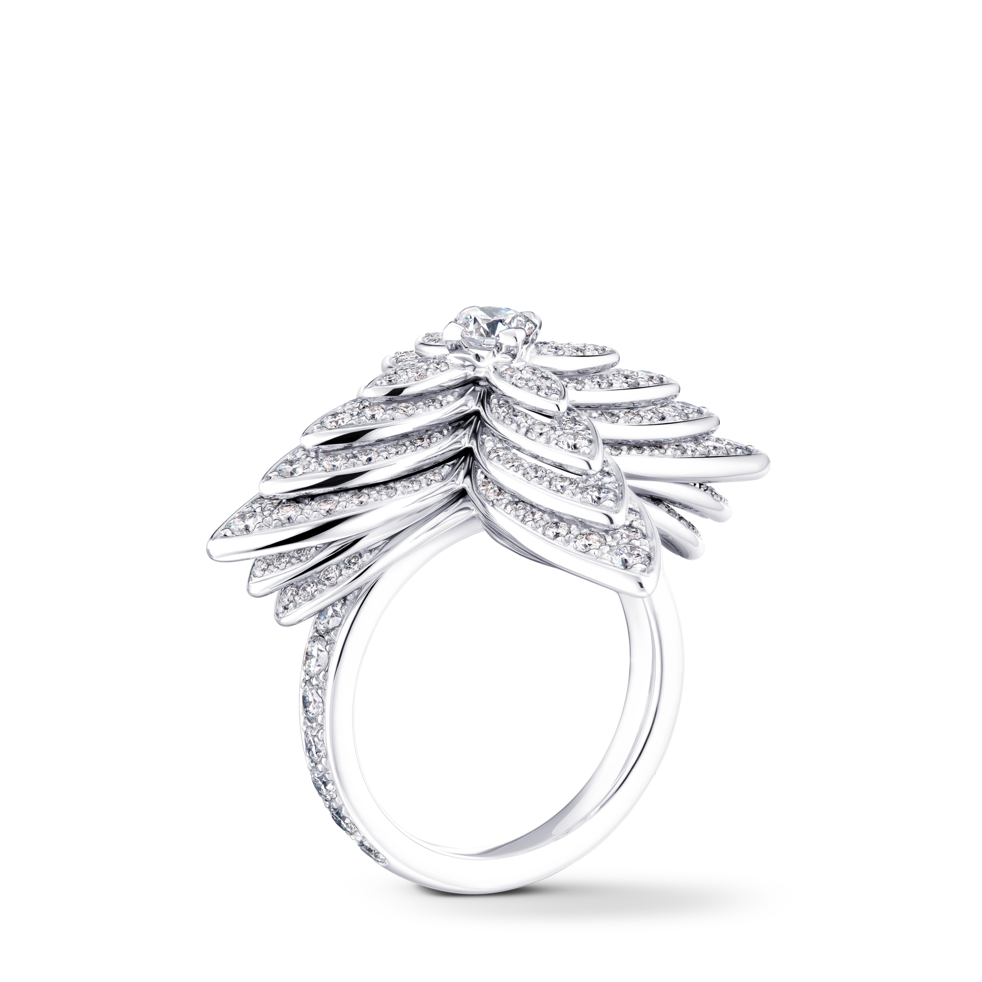 Idylle Blossom Ring, White Gold & Diamonds  in Les Extraordinaires