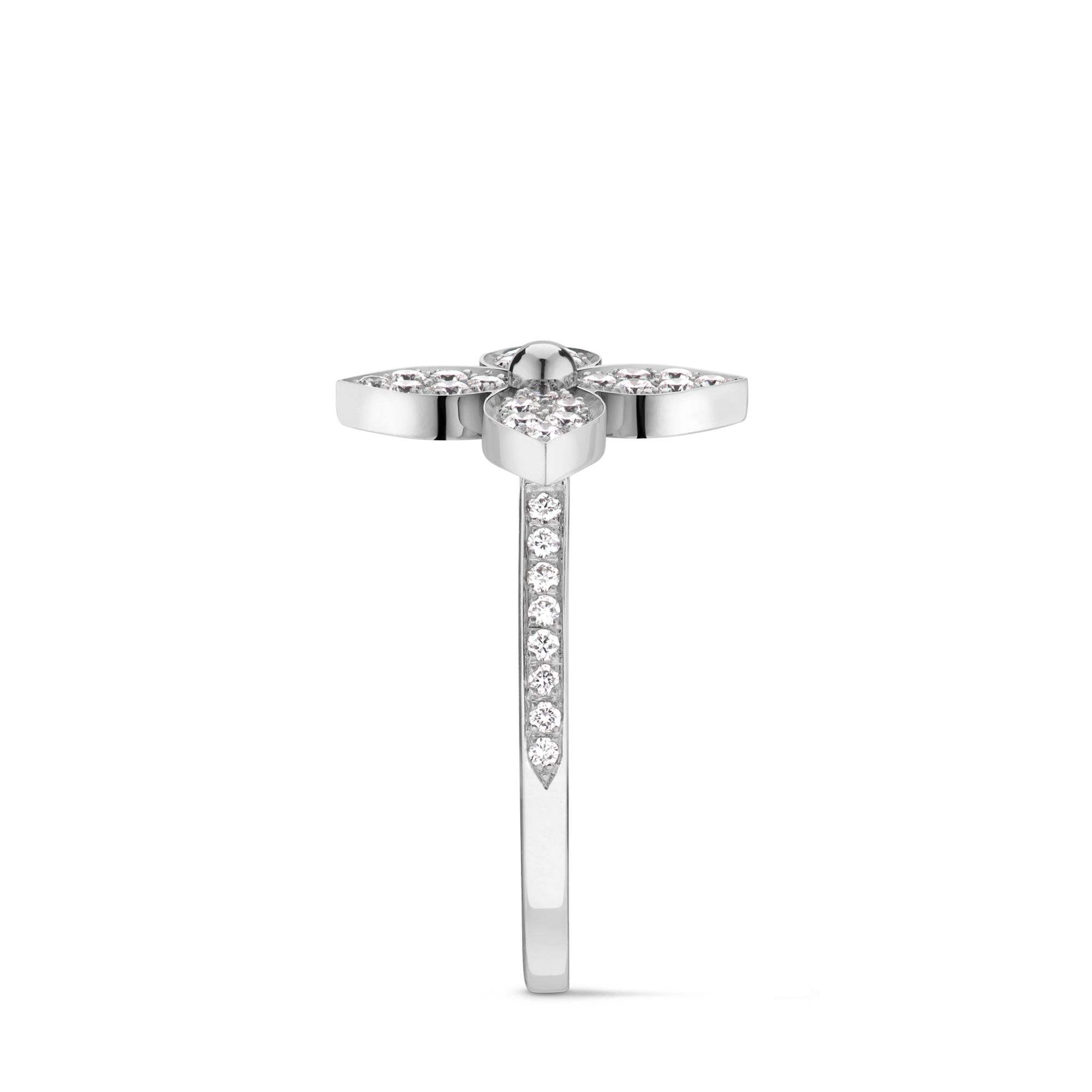 Idylle Blossom Ring, White Gold And Diamonds  in Jewellery