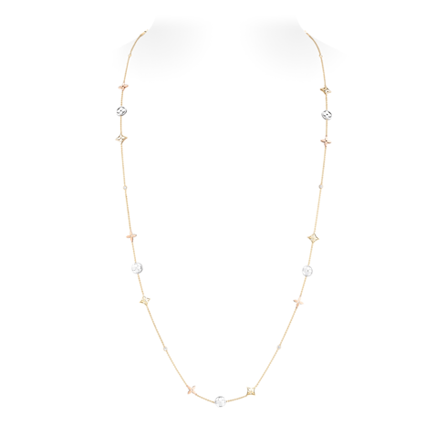 Idylle Blossom sautoir, 3 golds and diamonds in Jewellery's Categories All Fine Jewellery collections by Louis Vuitton (Product zoom)