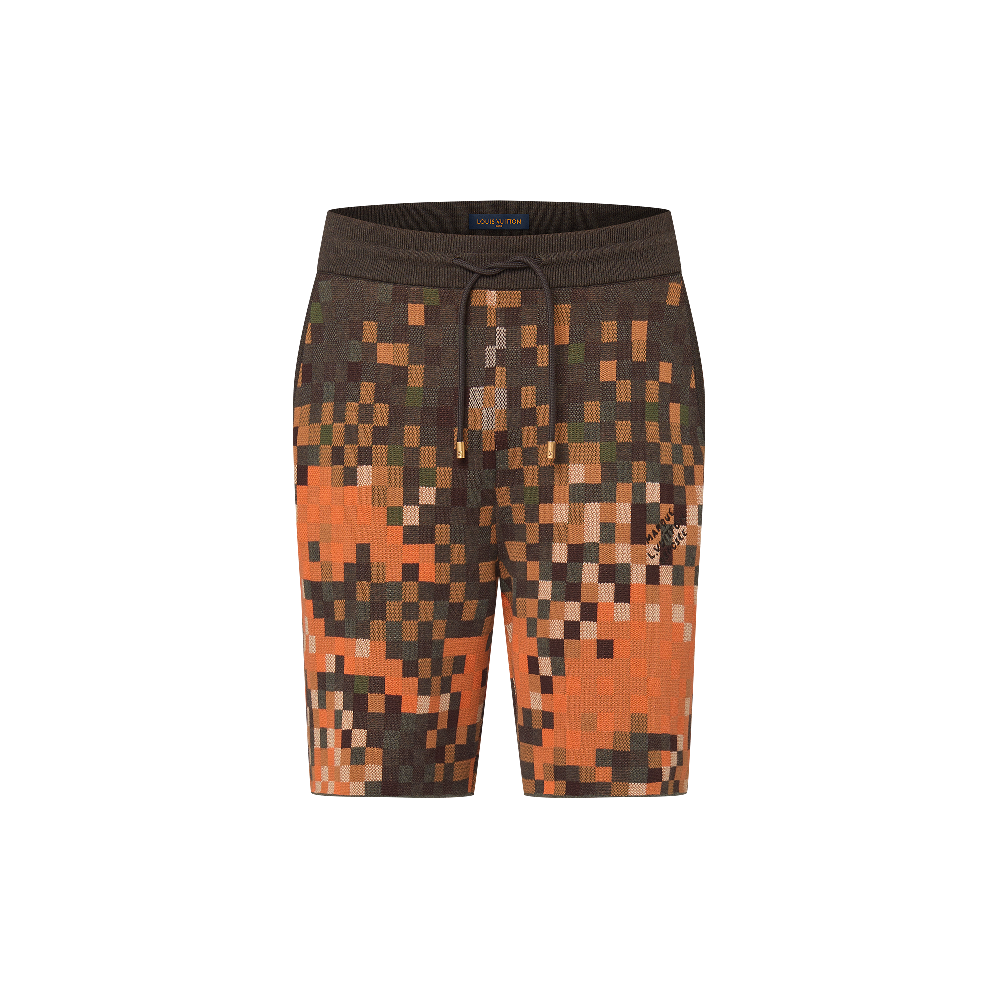 Jacquard Cotton Shorts  in Men