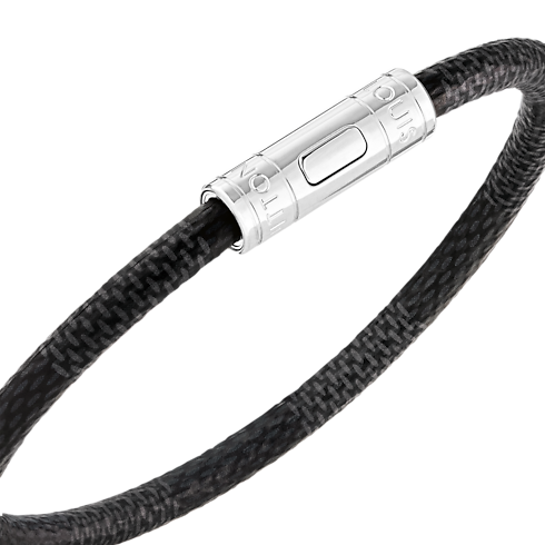 Keep It Bracelet Damier Graphite in Men's Fashion Jewellery All Fashion Jewellery collections by Louis Vuitton (Product zoom)