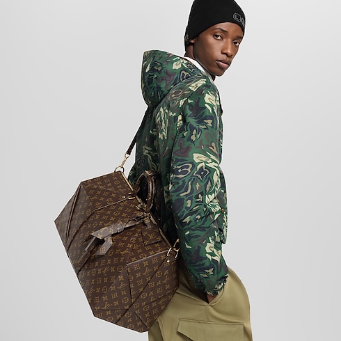 Keepall 50 Autres Cuirs Monogram in Men's Travel Rolling Luggage collections by Louis Vuitton (Product zoom)