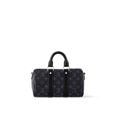 Keepall Bandoulière 25 Monogram Eclipse in Men's Bags All Collections collections by Louis Vuitton (Product zoom)