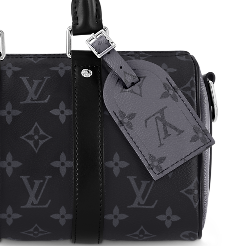 Keepall Bandoulière 25 Monogram Eclipse in Men's Bags All Collections collections by Louis Vuitton (Product zoom)