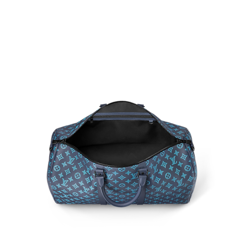 Keepall Bandoulière 50 Monogram Shadow Leather in Men's Discontinued Product Obs 11 collections by Louis Vuitton (Product zoom)