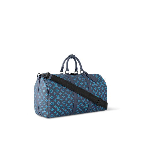 Keepall Bandoulière 50 Monogram Shadow Leather in Men's Discontinued Product Obs 11 collections by Louis Vuitton (Product zoom)