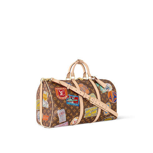 Keepall Bandoulière 50 Other Monogram Canvas in Women's Travel Travel Bags collections by Louis Vuitton (Product zoom)