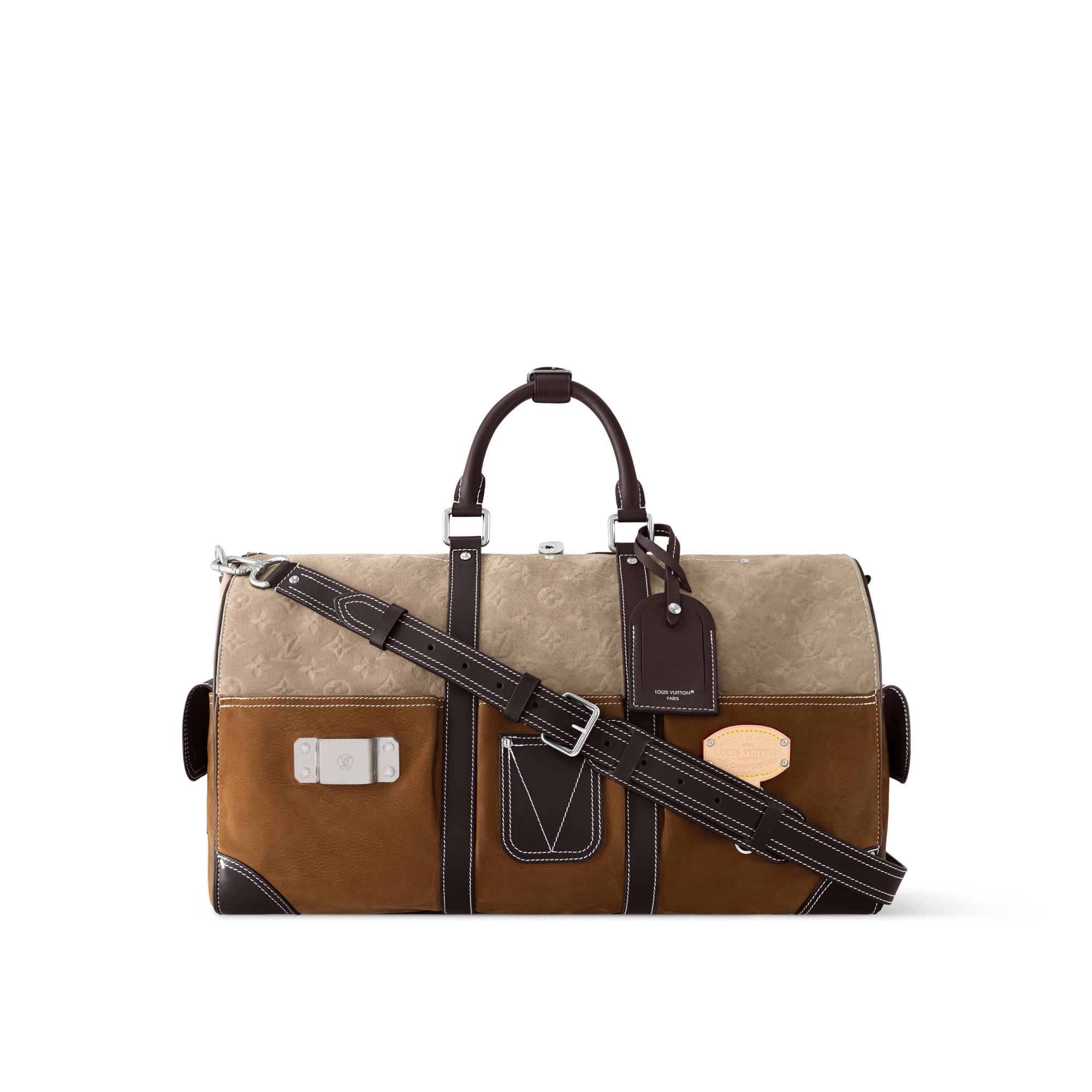 Keepall Bandoulière 50 Autres Cuirs Monogram in Men
