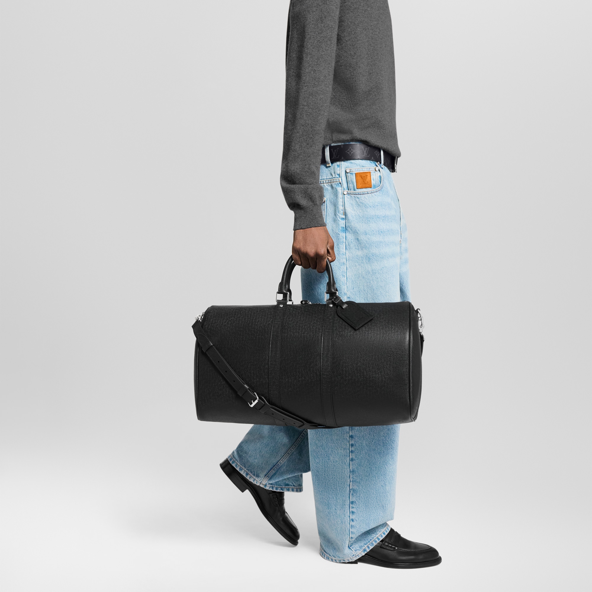 Keepall Bandoulière 50 Taiga Leather in Men