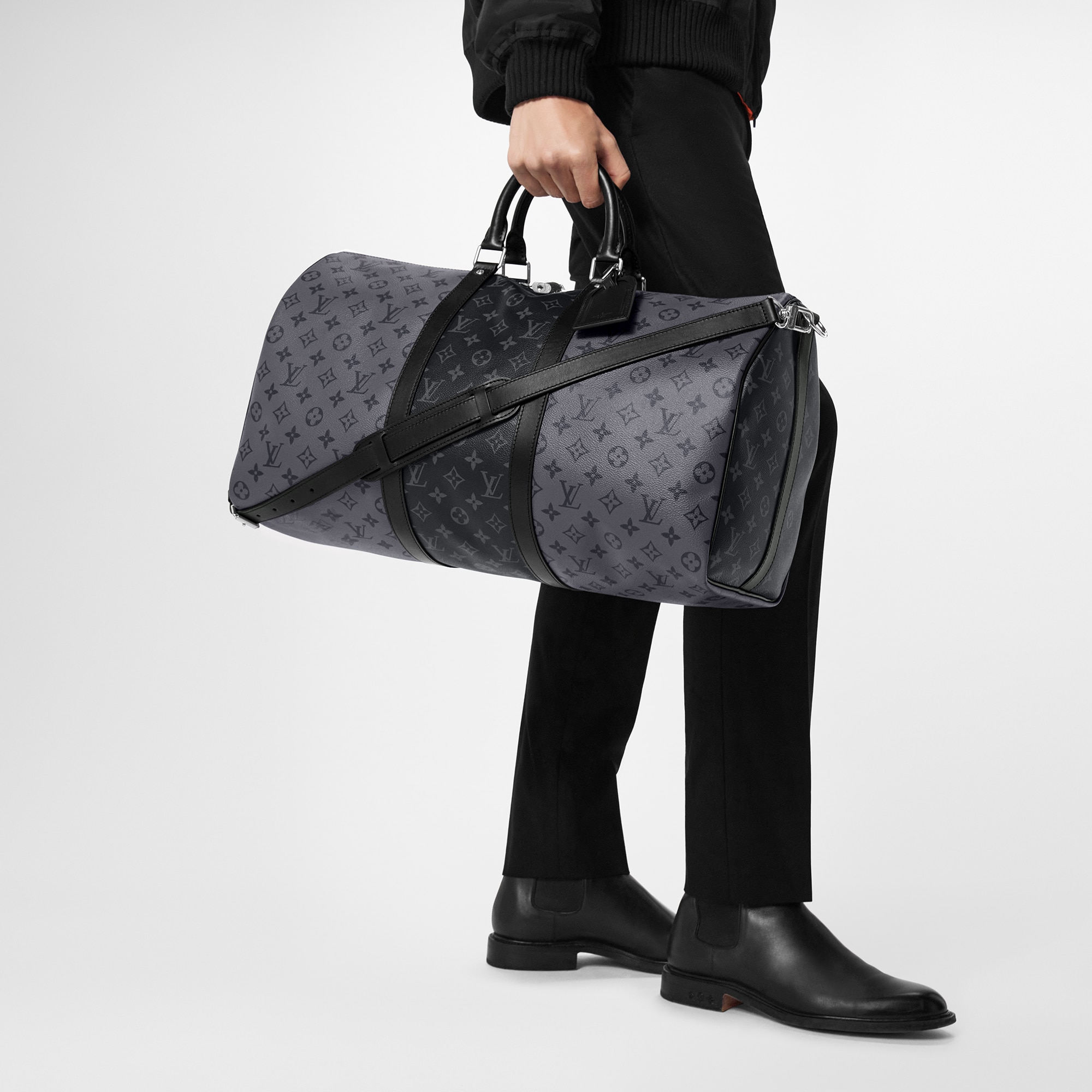 Keepall Bandoulière 50 Monogram Eclipse in Men