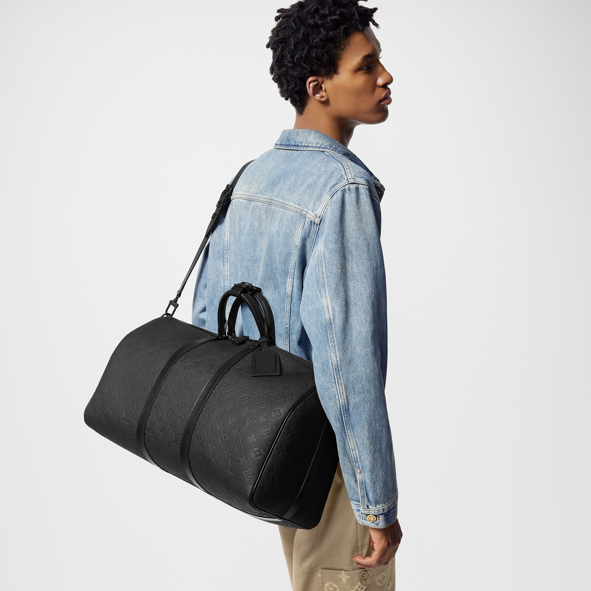 Keepall Bandoulière 50 Monogram Taurillon Leather LG - G90 in Trunks, Travel and Home