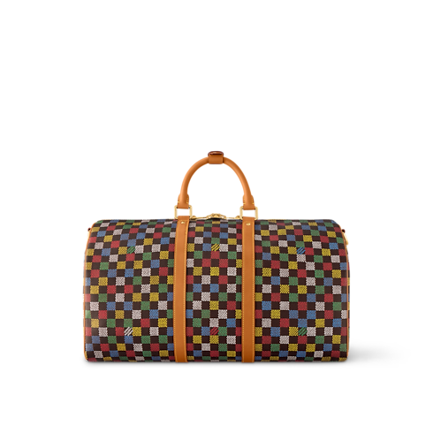 Keepall Bandoulière 50 Damier Ebene in Bags and Small Leather Goods's Men Bags LV Icons collections by Louis Vuitton (Product zoom)