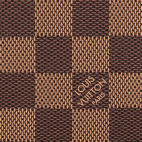 Keepall Bandoulière 55 Damier Ebene Canvas in Bags and Small Leather Goods's Personalisation Leather Goods } collections by Louis Vuitton (Product zoom)