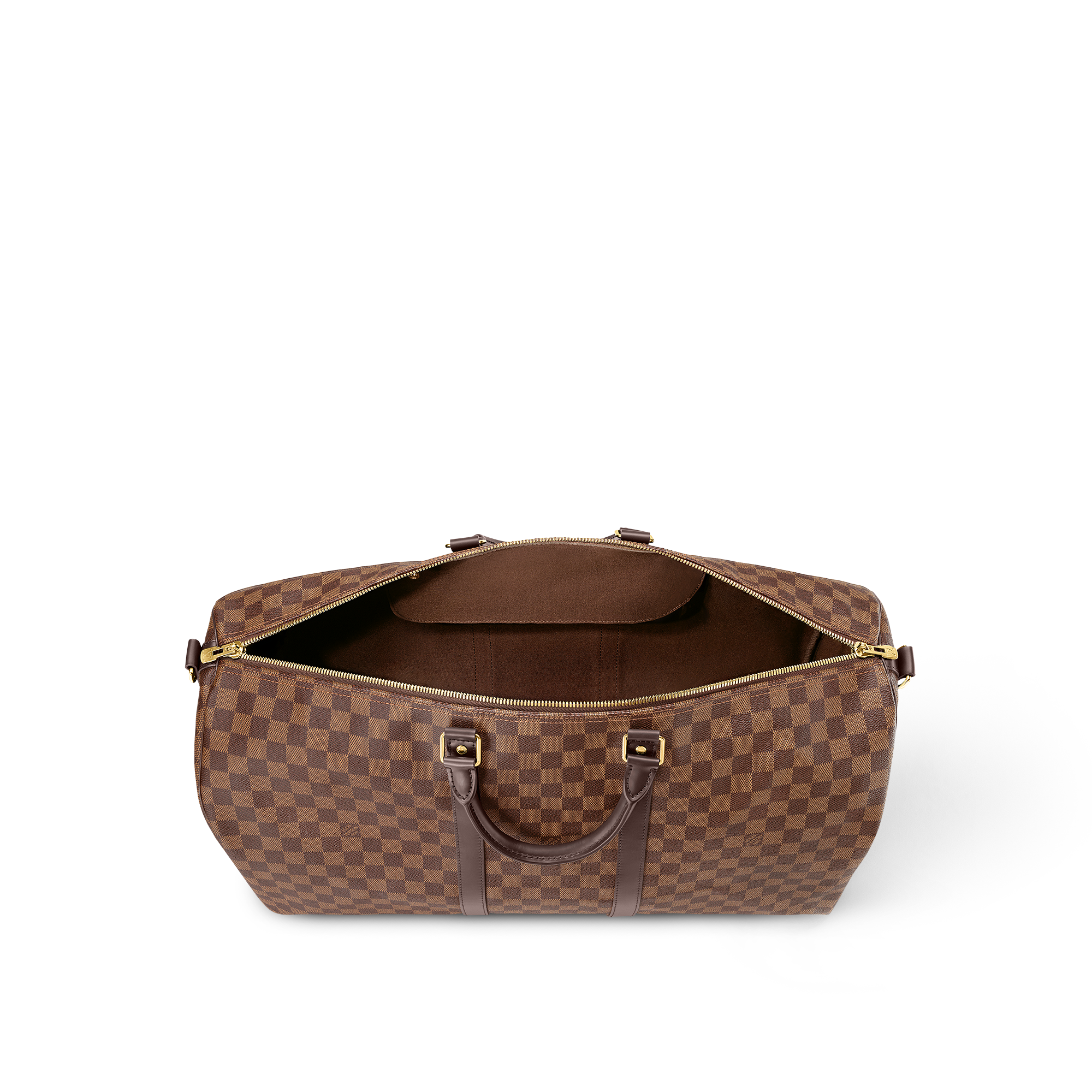 Keepall Bandoulière 55 Damier Ebene Canvas in Bags and Small Leather Goods