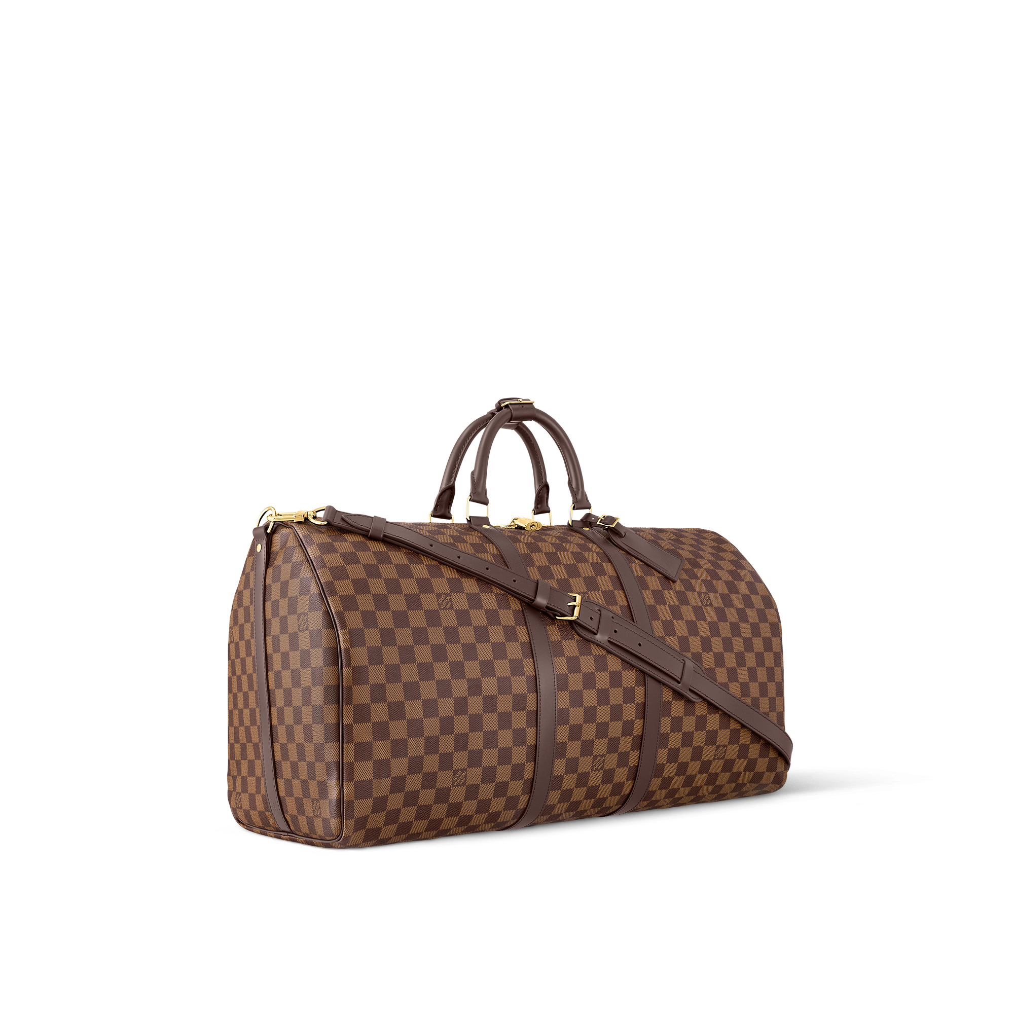 Keepall Bandoulière 55 Damier Ebene Canvas in Bags and Small Leather Goods