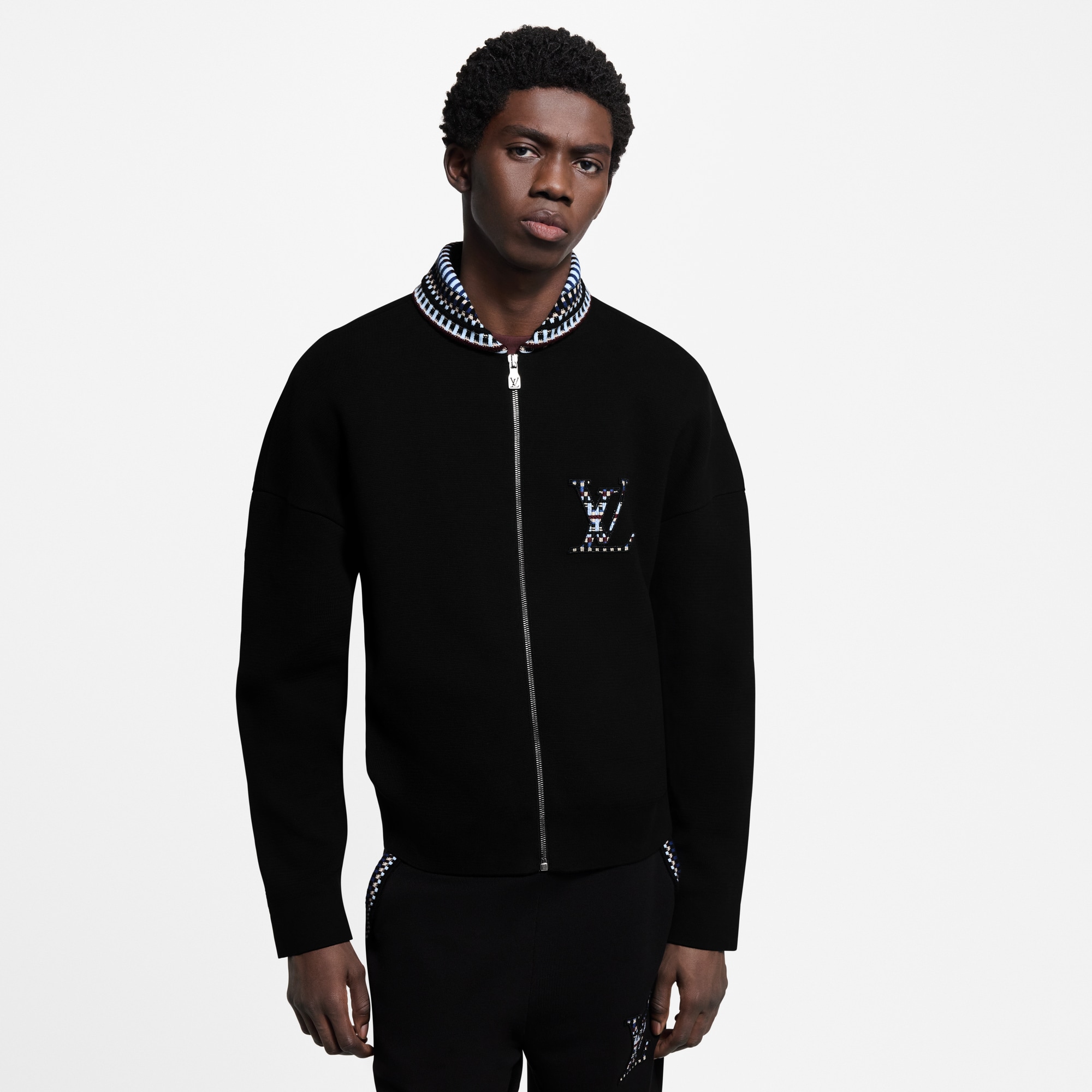  Ready-to-Wear All Ready-to-Wear Knit Bomber | Louis Vuitton ® (Product zoom)