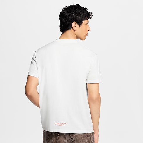 Laser Cut Signature T-Shirt cropped worn view