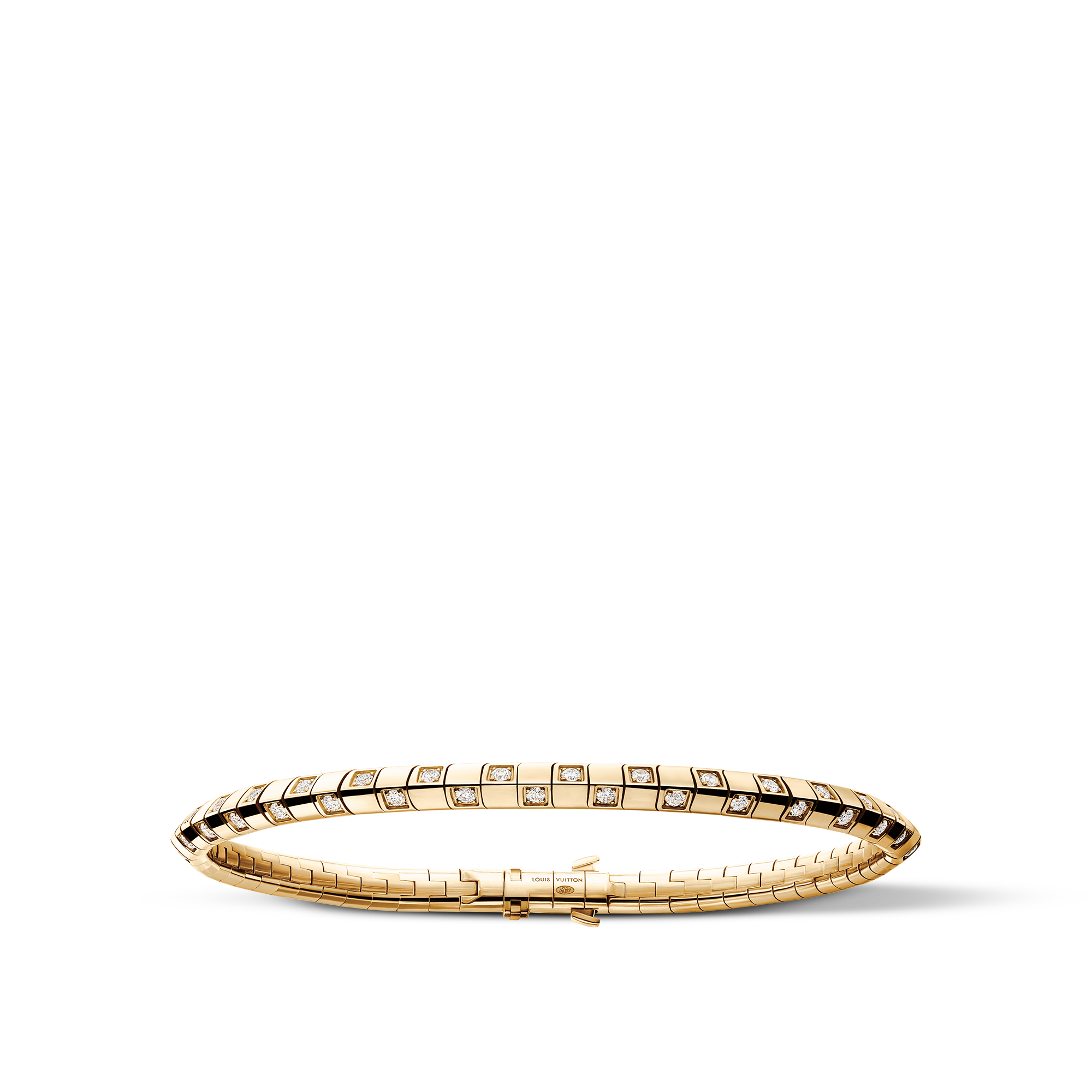 Le Damier de Louis Vuitton Small Bracelet, Yellow Gold and Diamonds  in Jewellery