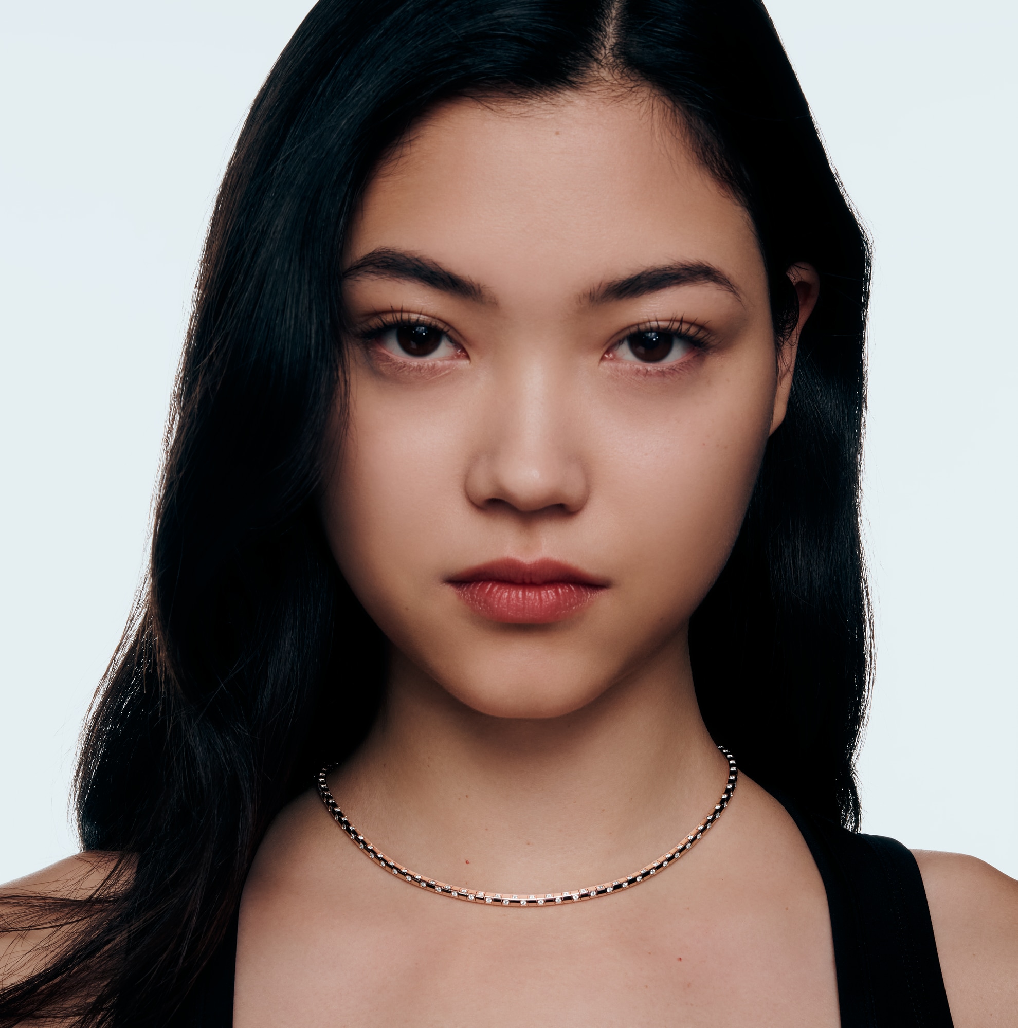 Le Damier de Louis Vuitton Small Necklace, Rose Gold and Diamonds  in Jewellery