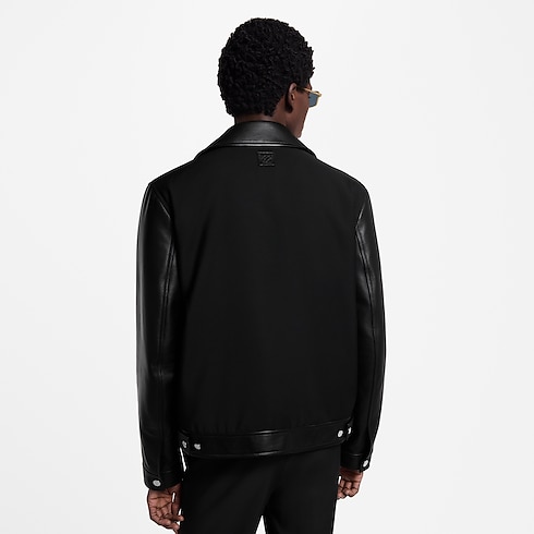 Leather Mix Blouson in Men's Ready-to-Wear Outerwear and Coats collections by Louis Vuitton (Product zoom)