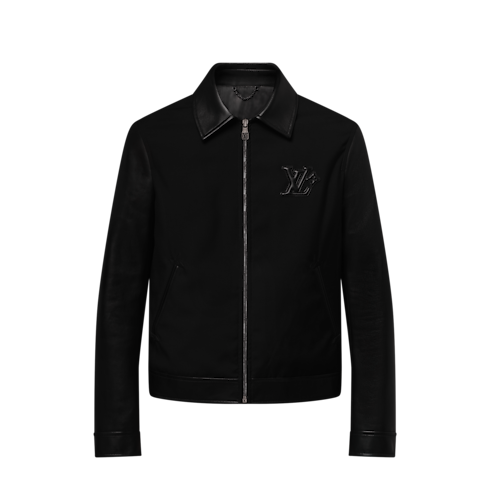 Leather Mix Blouson in Men's Ready-to-Wear Outerwear and Coats collections by Louis Vuitton (Product zoom)