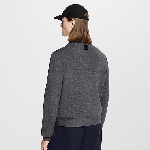 Leather Mix Knitted Workwear Blouson in Men's Ready-to-Wear All Ready-to-Wear collections by Louis Vuitton (Product zoom)