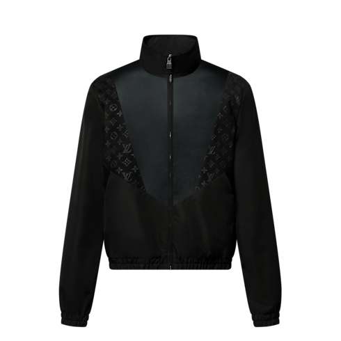 Leather Mix Track Top in Men's Ready-to-Wear Outerwear and Coats collections by Louis Vuitton (Product zoom)