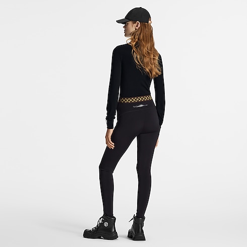 Leggings With Monogram Elastic Belt in Women's Ready-to-Wear Pants collections by Louis Vuitton (Product zoom)