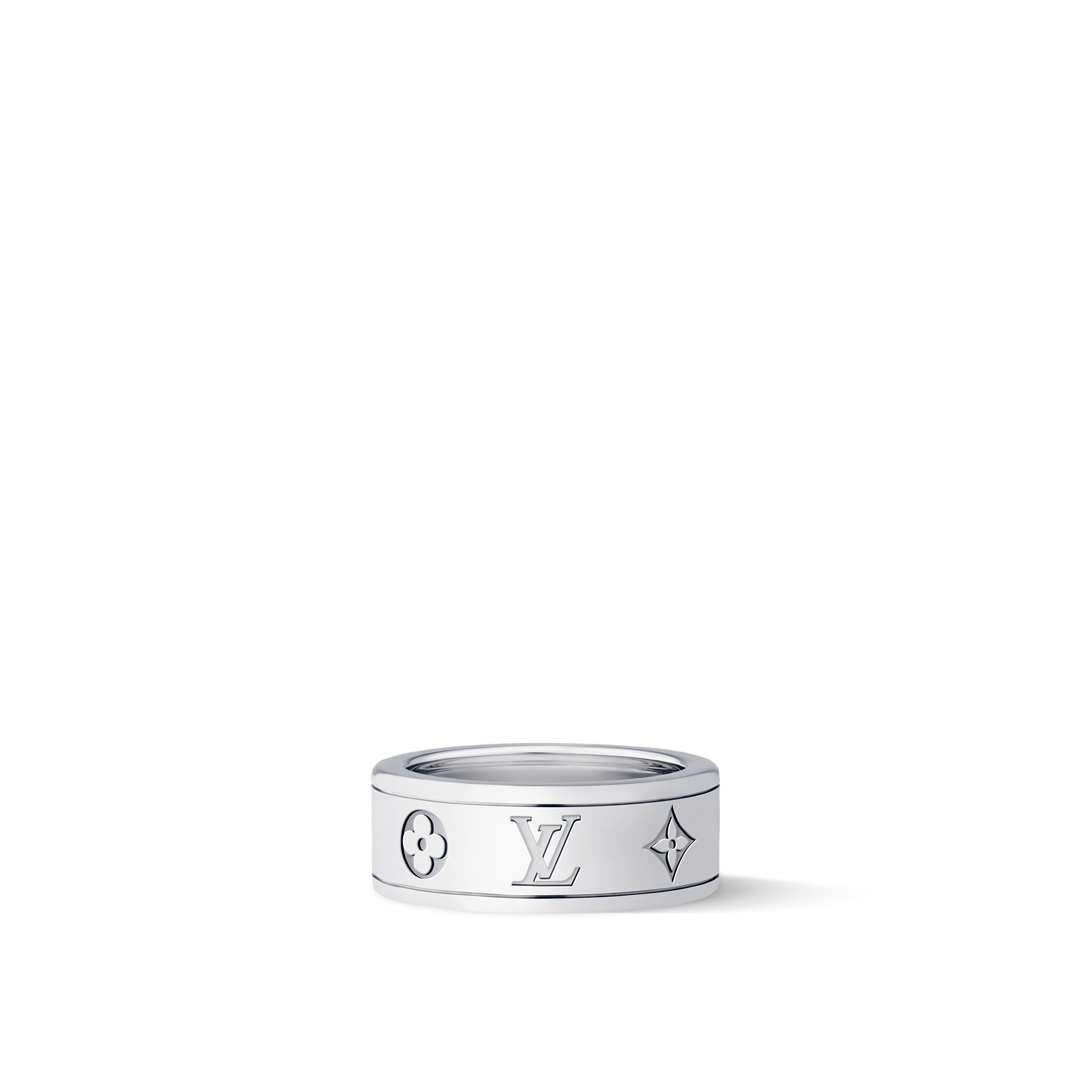 Les Gaston Vuitton Small Ring, White Gold  in Jewellery