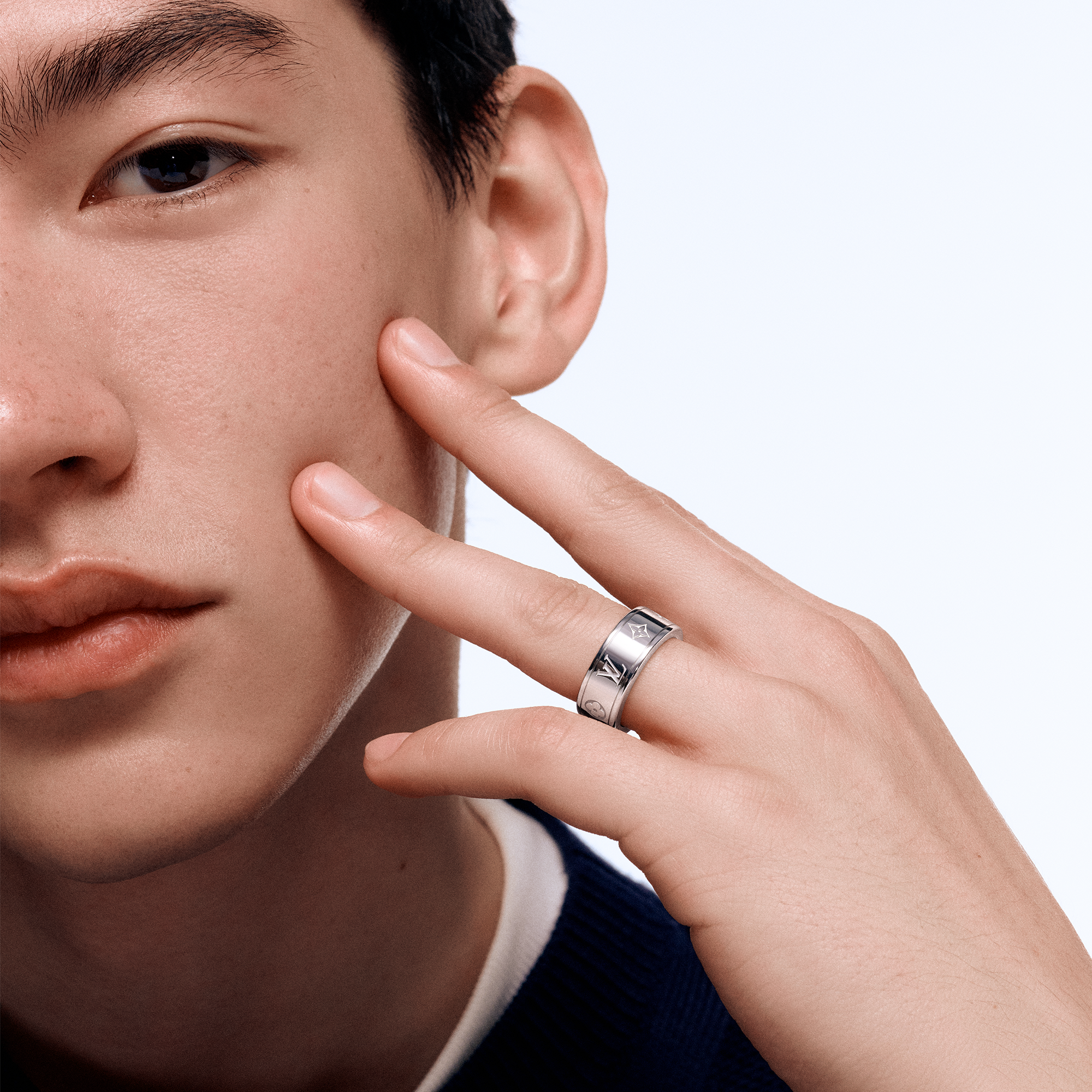 Les Gaston Vuitton Small Ring, White Gold  in Jewellery