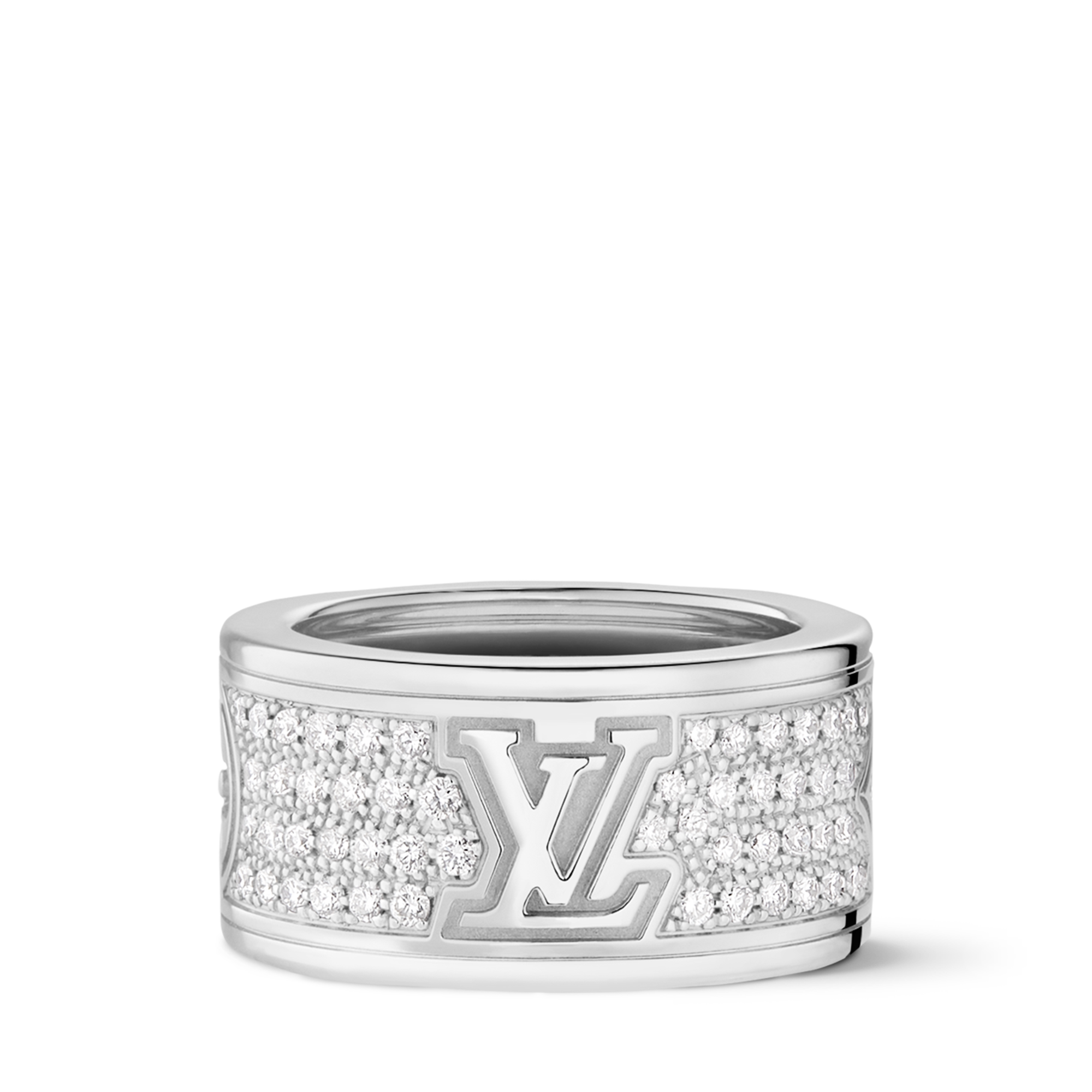 Les Gastons Vuitton Large Ring, White Gold and Diamonds  in Jewellery