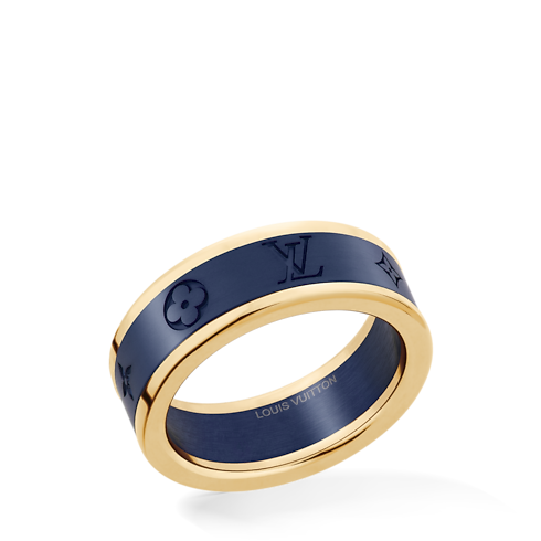 Les Gastons Vuitton Small Ring, Yellow Gold and Titanium in Jewellery's Categories Rings collections by Louis Vuitton (Product zoom)