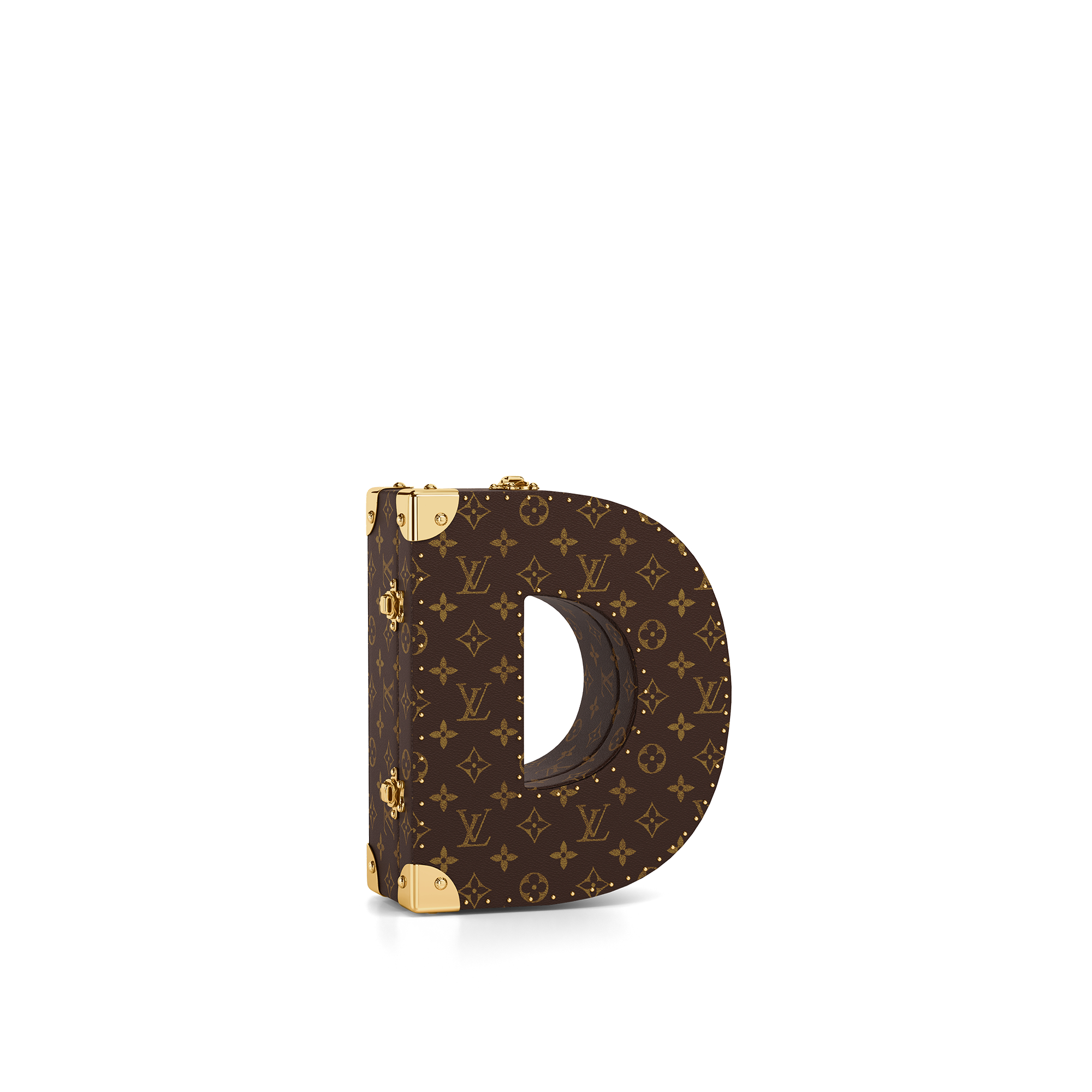 Letter Trunk D Monogram in Les Extraordinaires