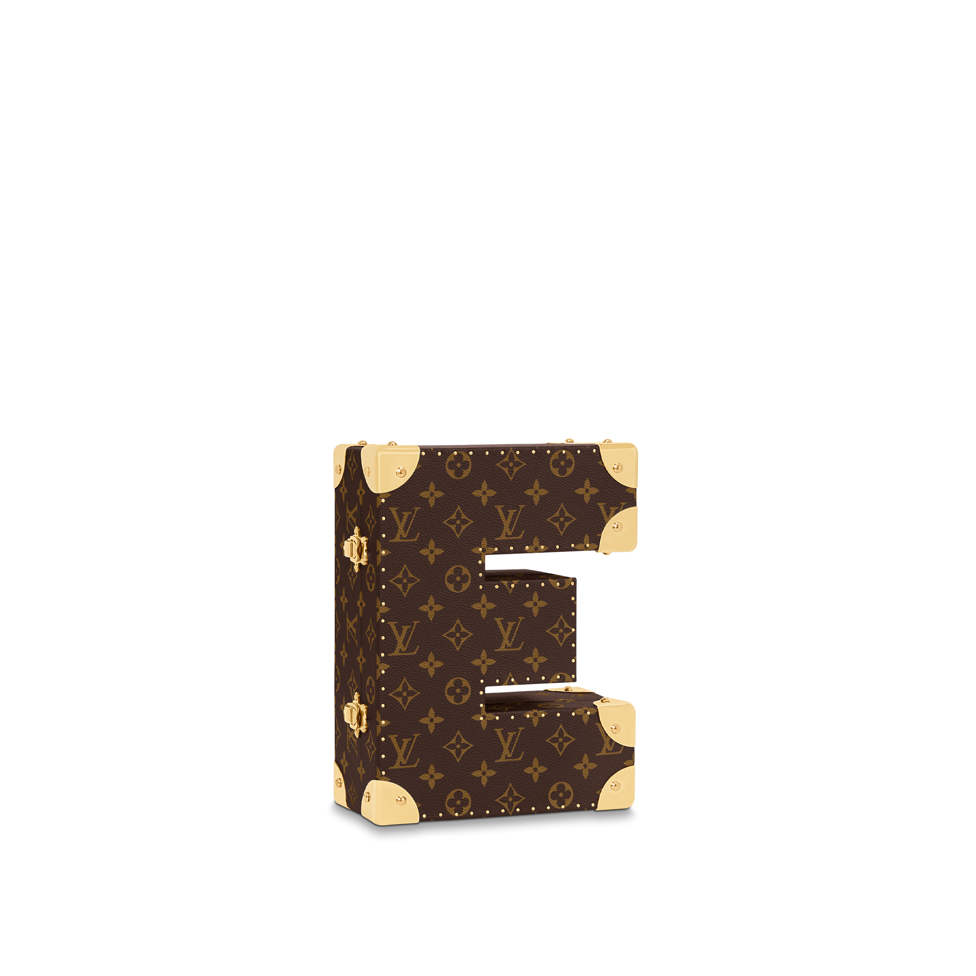 Letter Trunk E Monogram in Trunks, Travel and Home