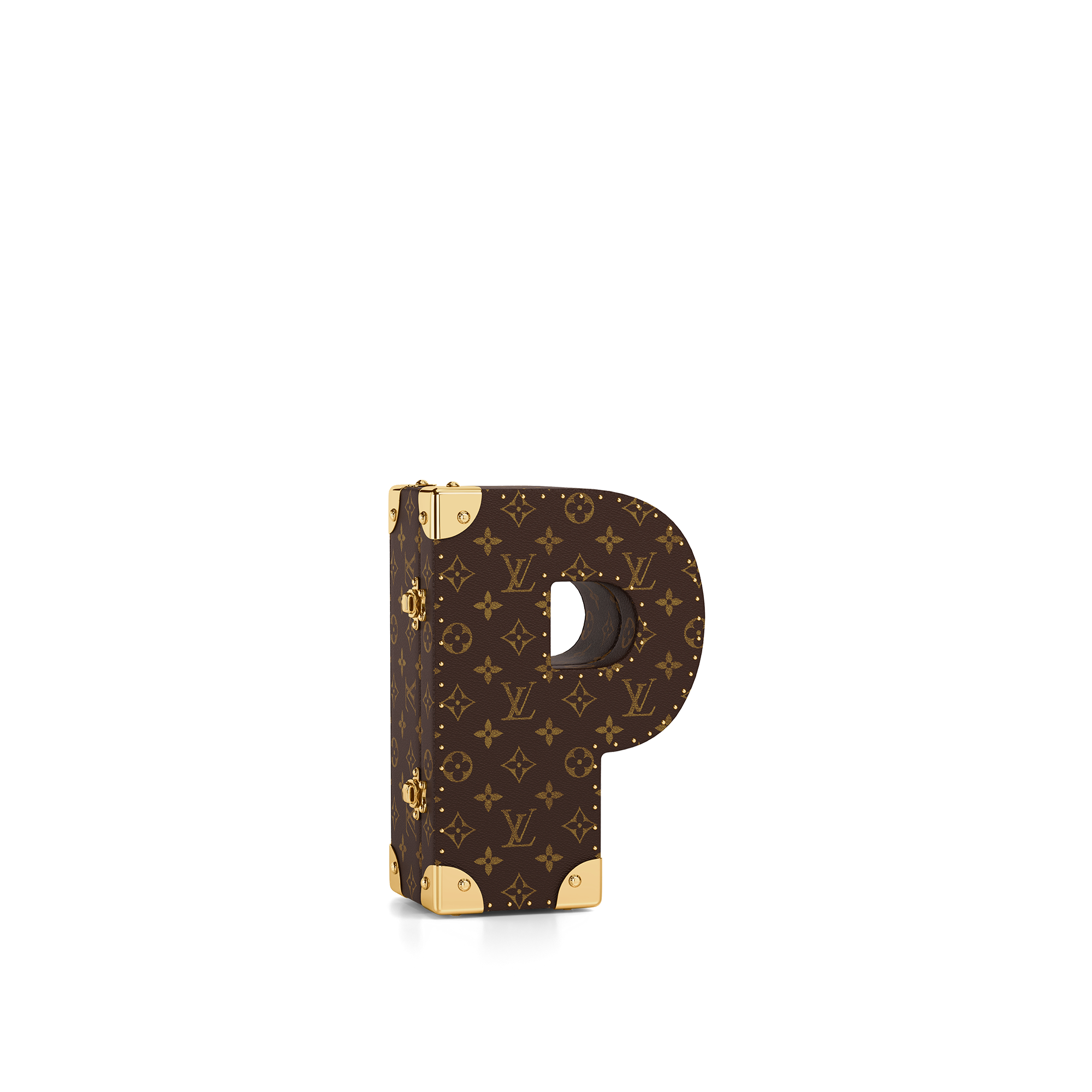 Letter Trunk P Monogram in Les Extraordinaires
