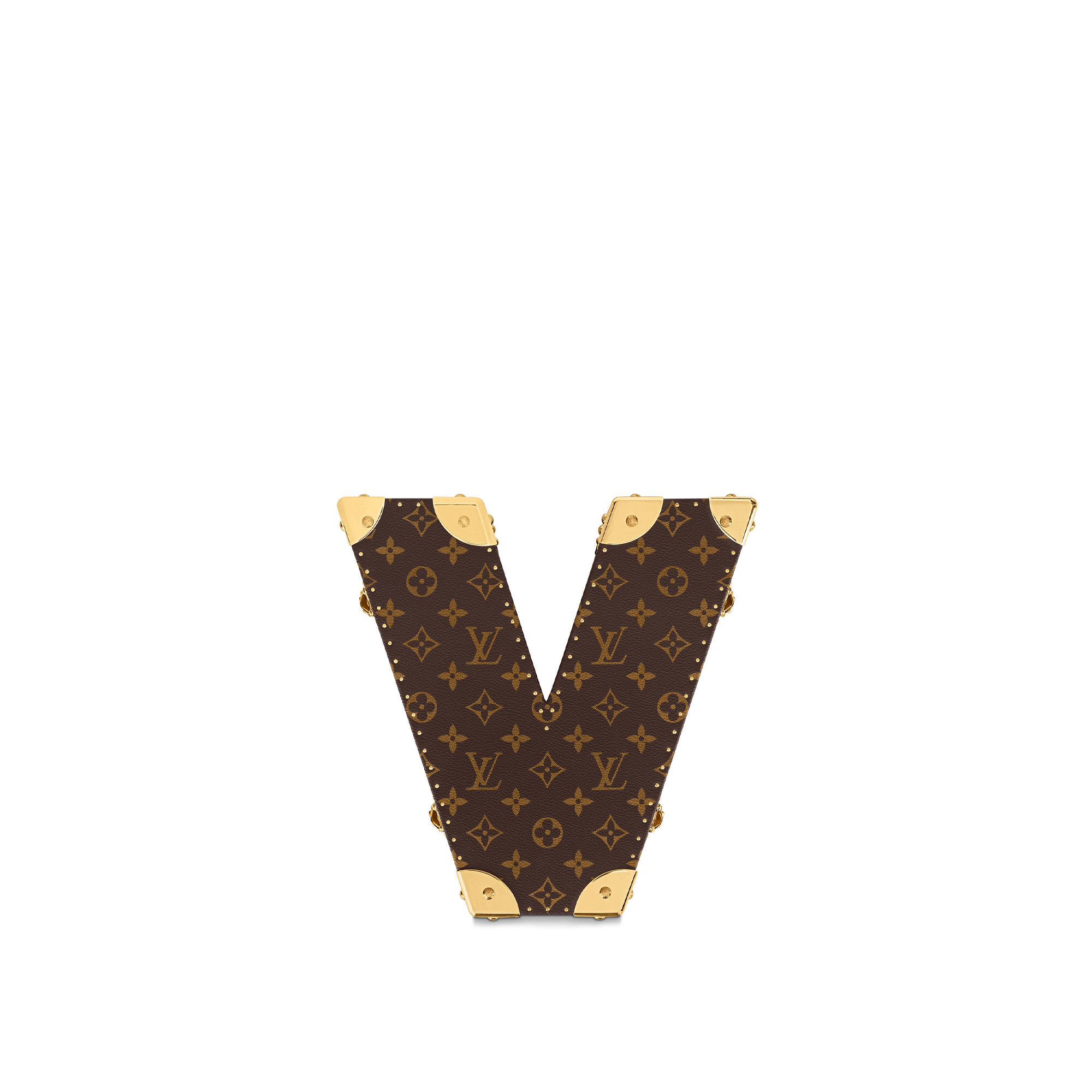 Letter Trunk V Monogram in Les Extraordinaires