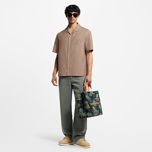 Light Linen Workwear Pants in Men's Ready-to-Wear Pants collections by Louis Vuitton (Product zoom)