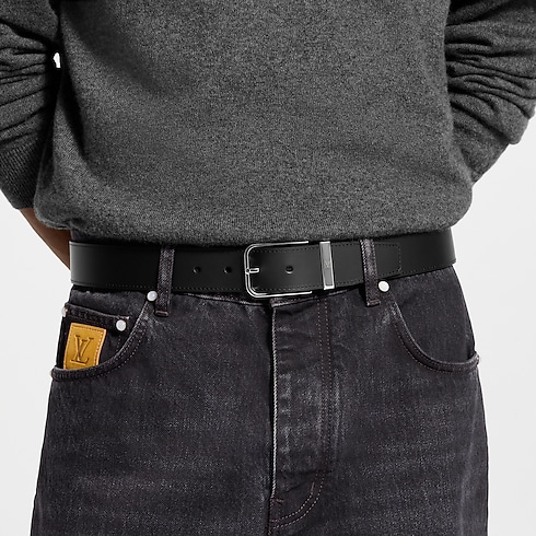 Light Pont Neuf 35mm Belt cropped worn view