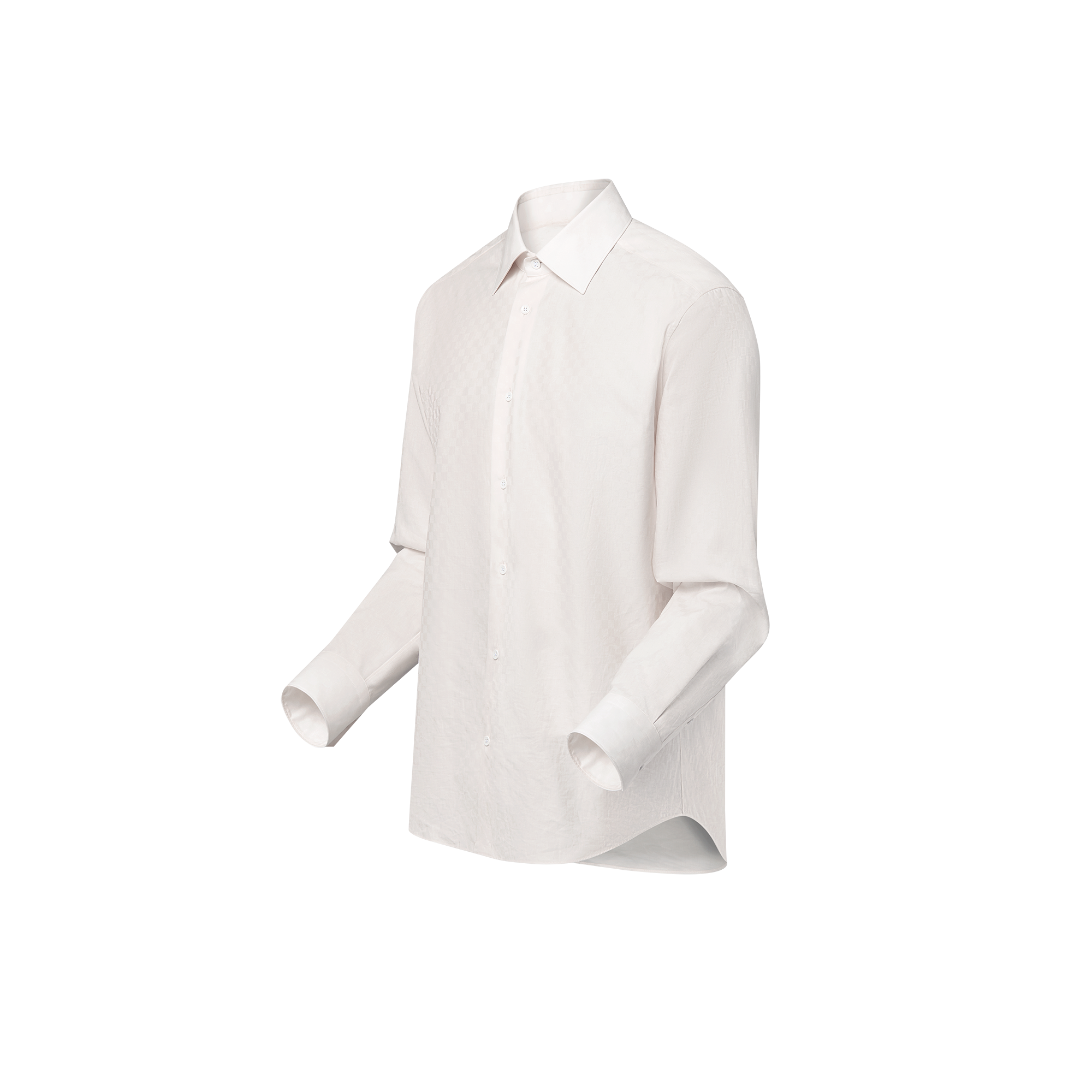 Long-Sleeved Cotton Shirt  in Men
