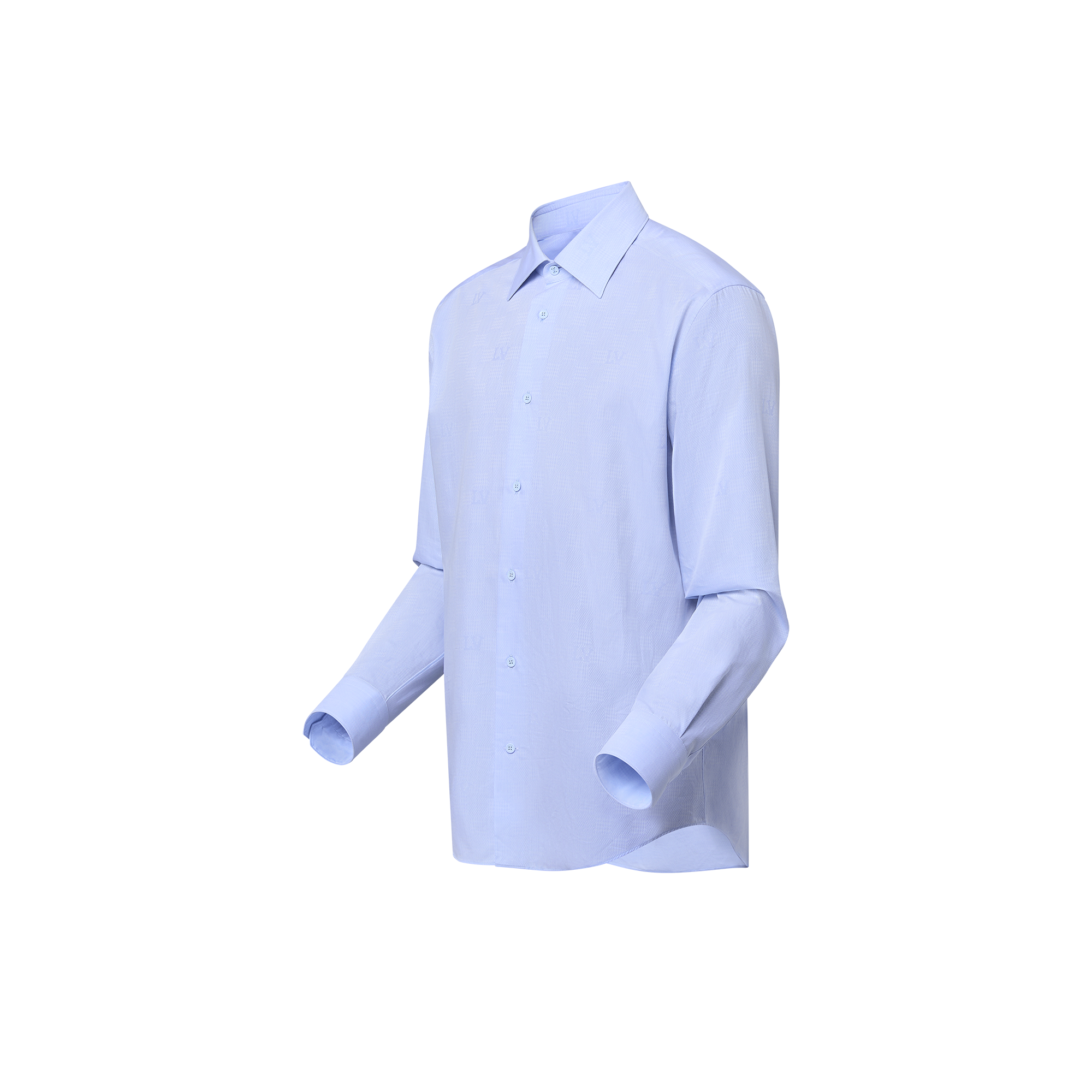 Long-Sleeved Cotton Shirt  in Men