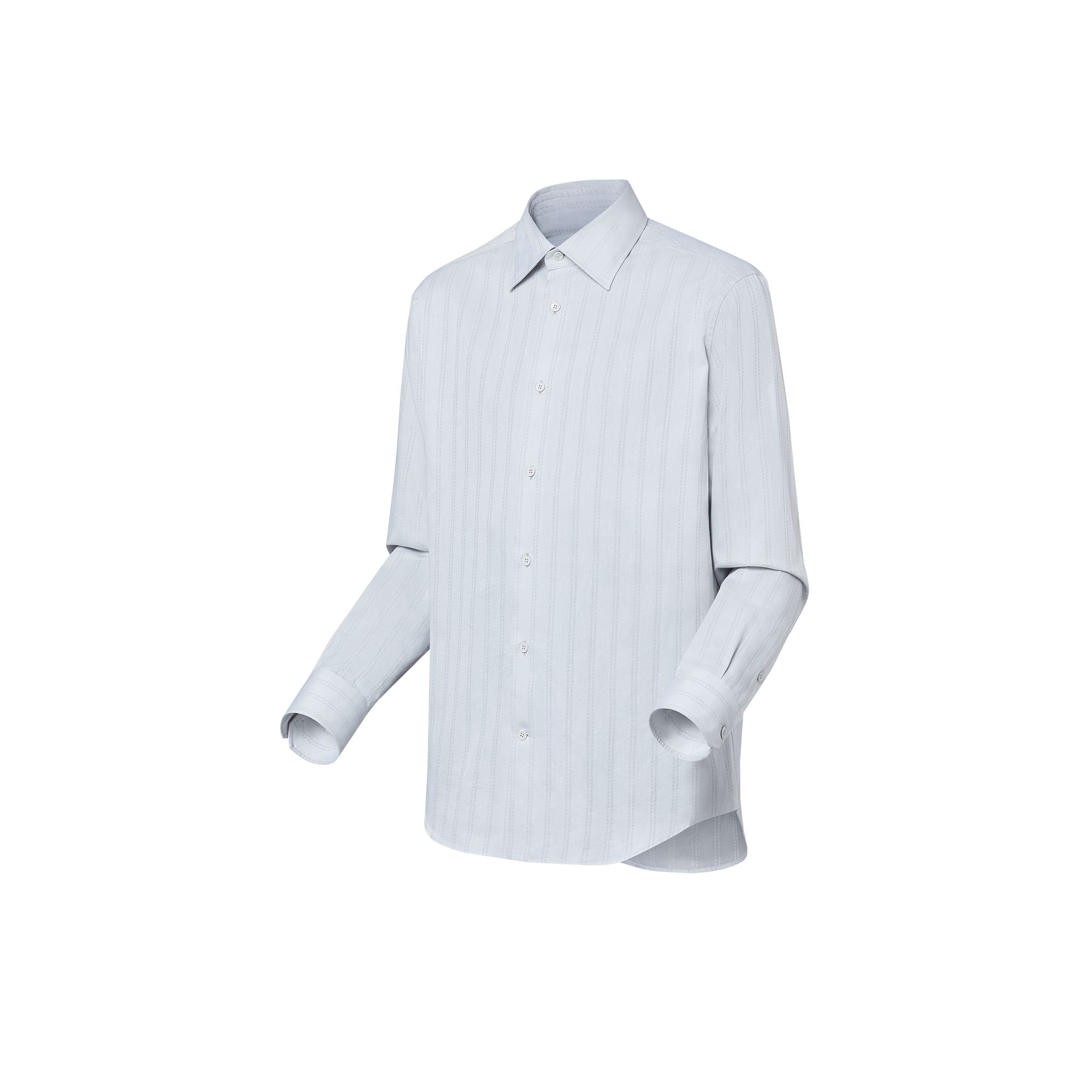 Long-Sleeved Cotton Shirt  in Men