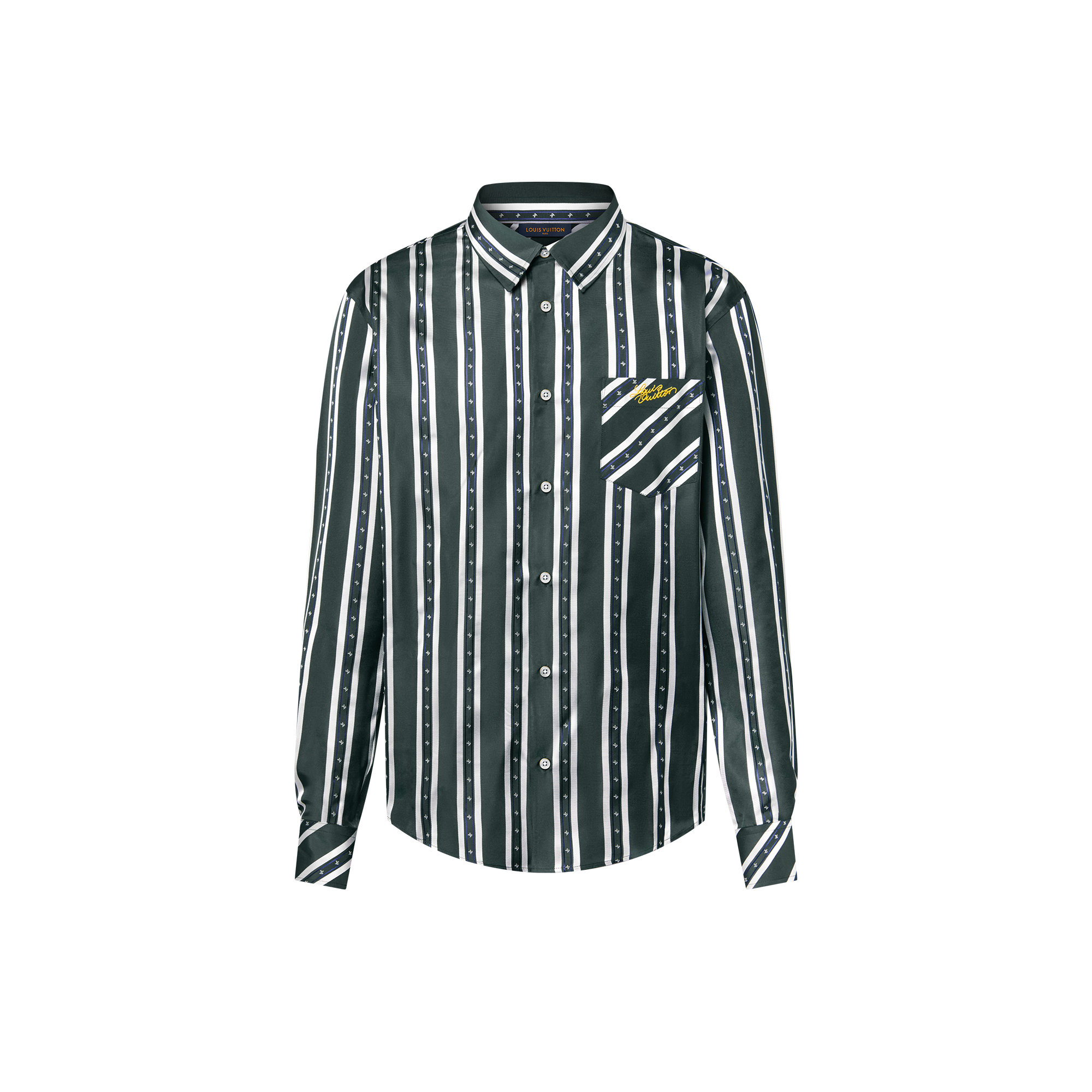 Long-Sleeved Silk Shirt  in Men