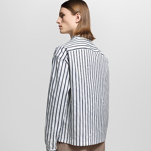 Long-Sleeved Zip-Up Shirt in Men's Ready-to-Wear Shirts collections by Louis Vuitton (Product zoom)