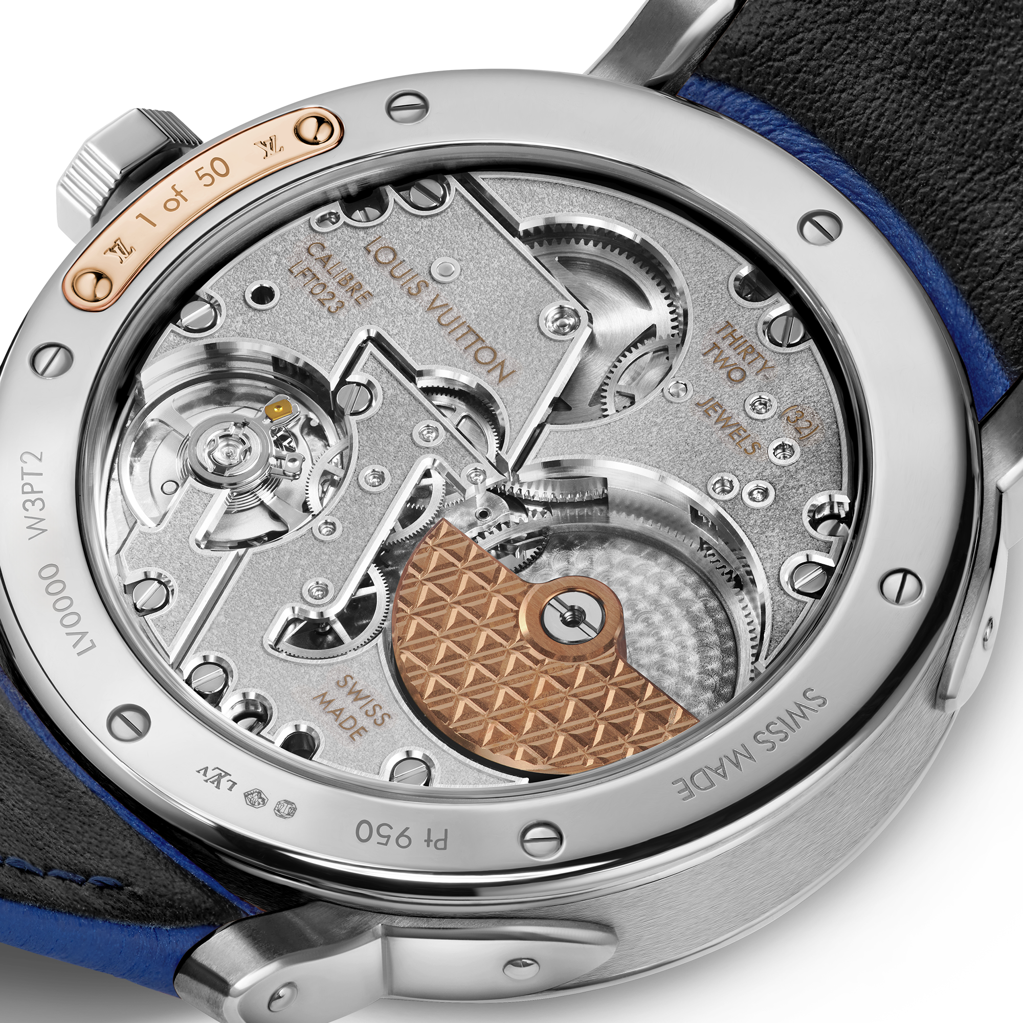 Louis Vuitton Escale, Automatic, 39mm, Platinum  in Watches