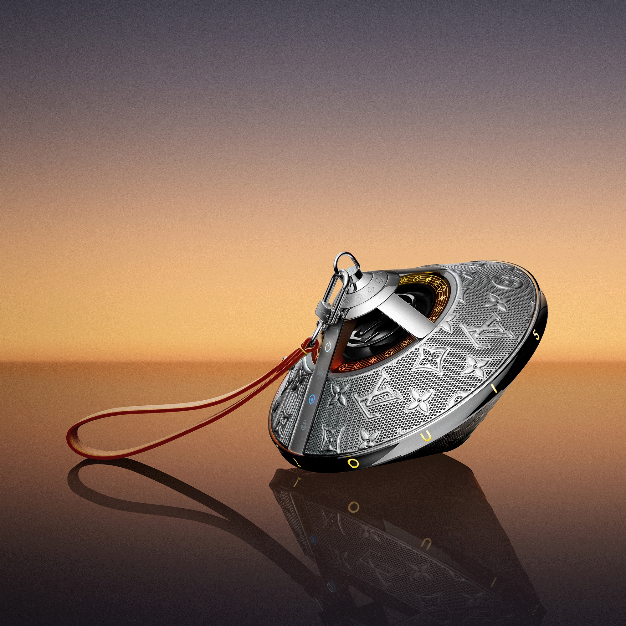 Louis Vuitton Horizon Light Up Speaker Silver  in Trunks, Travel and Home