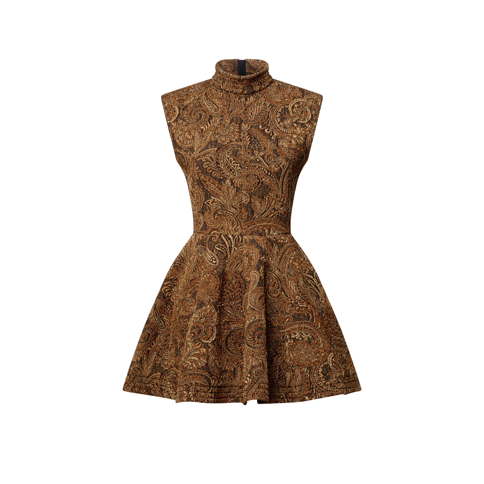 Lurex Jacquard A-Line Dress  in Women