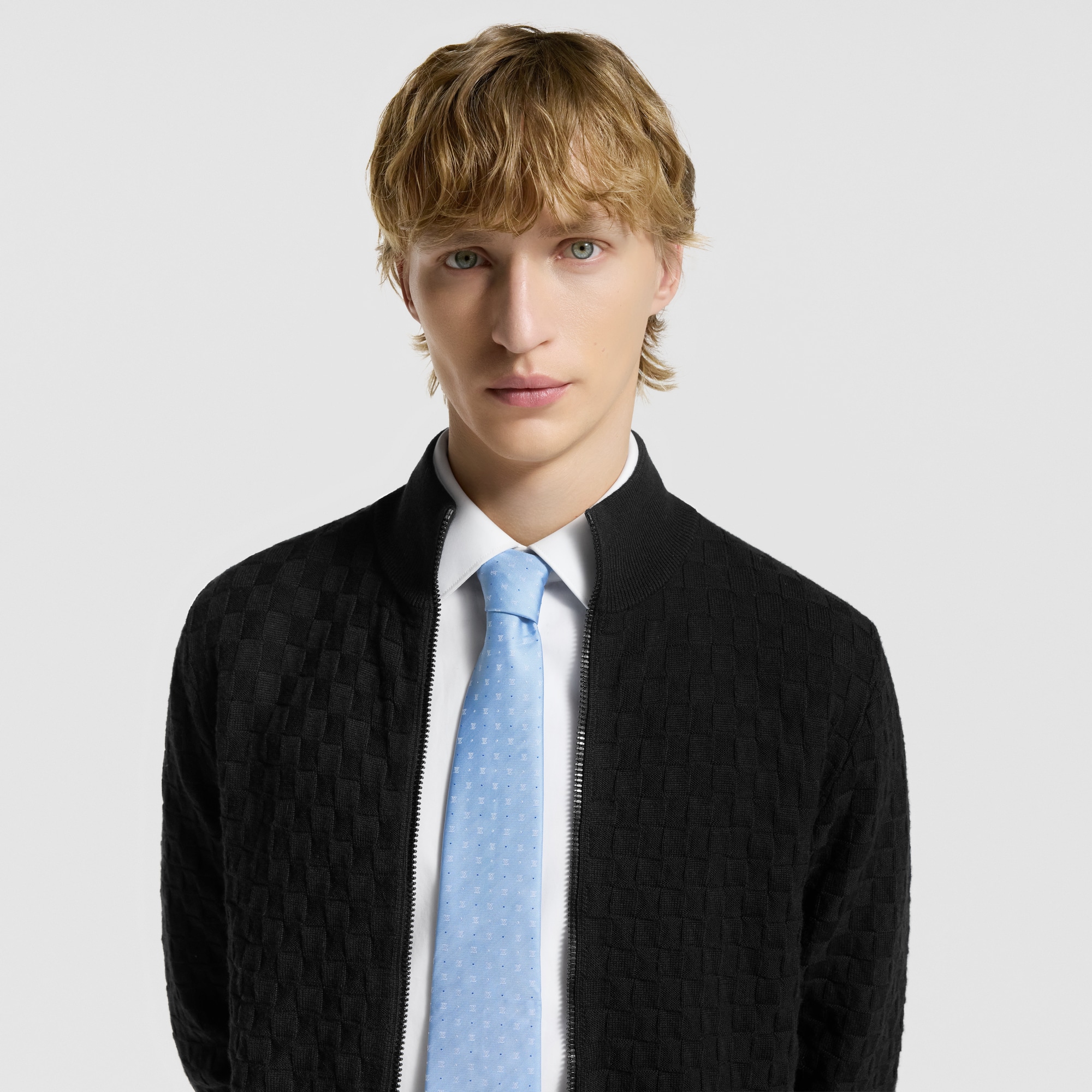 LV Blason Dots Tie . in Men