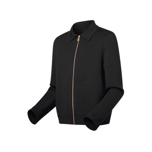 LV Blason Embossed Wool Blouson in Men's Ready-to-Wear All Ready-to-Wear collections by Louis Vuitton (Product zoom)